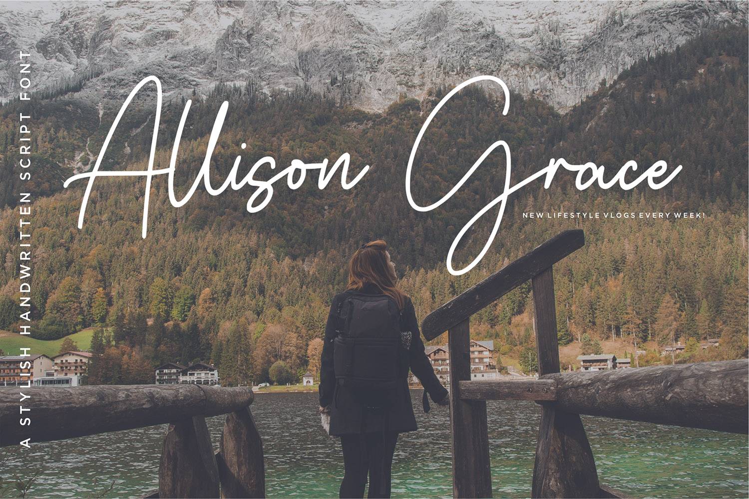 Signatture Greating Font sample