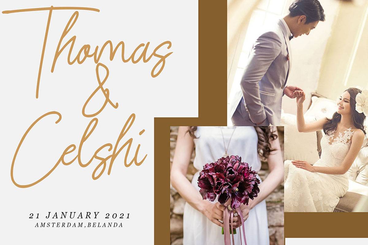 Signature Present Font sample