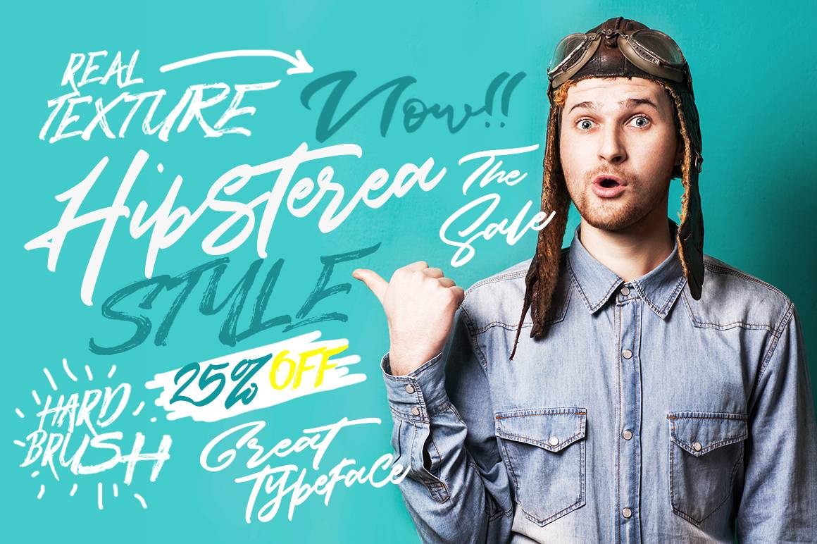 Significent Wild Brush Font sample