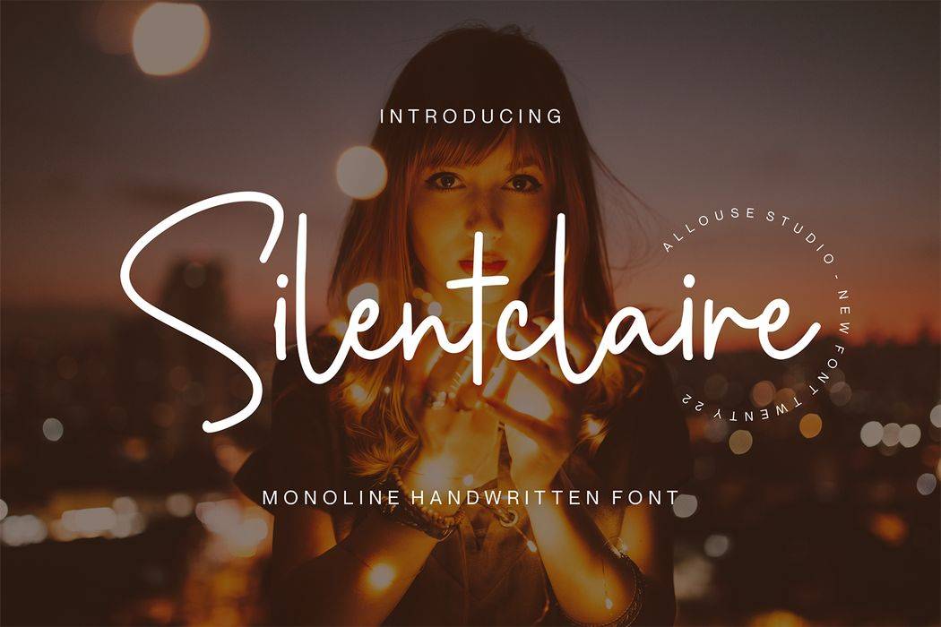 Silentclaire Font sample