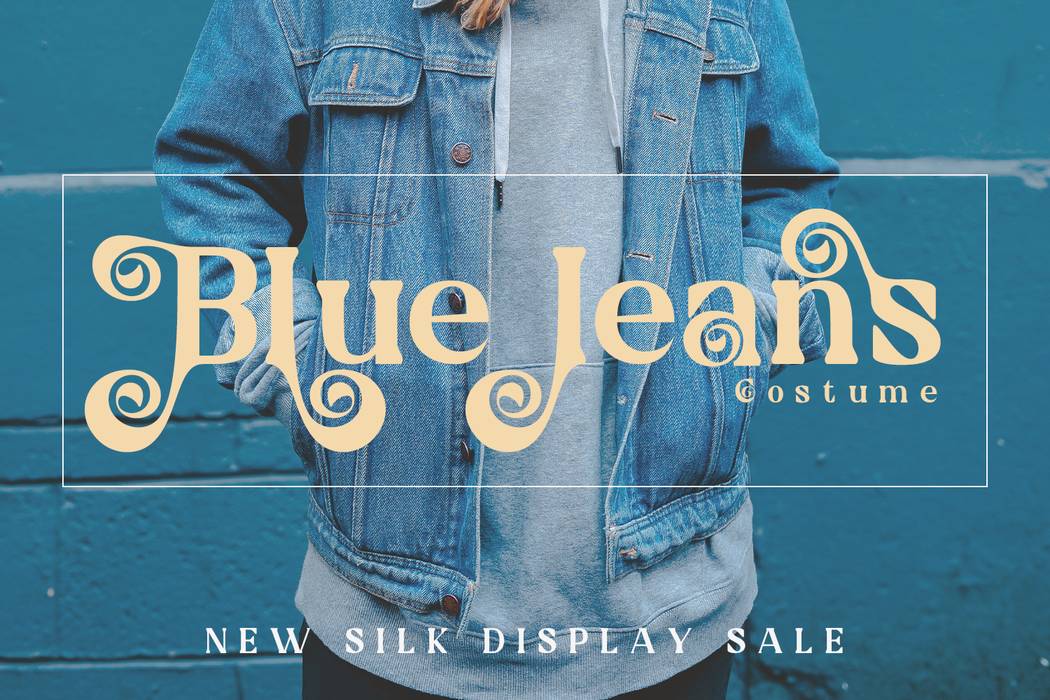 Silk Display Font sample