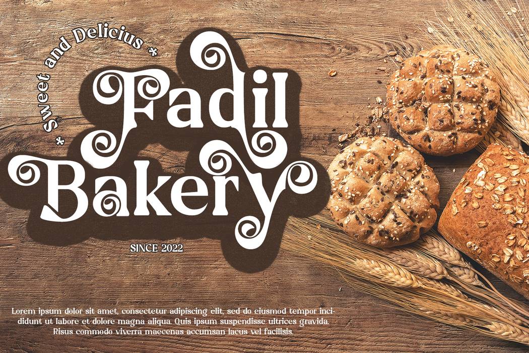Silk Display Font sample