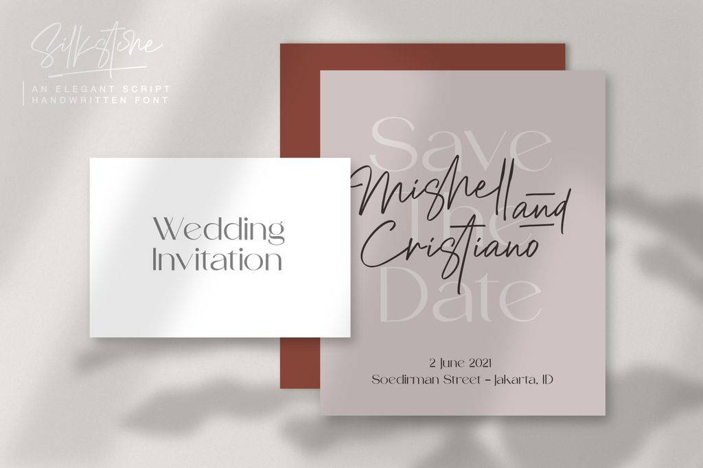 Silkstone Font sample