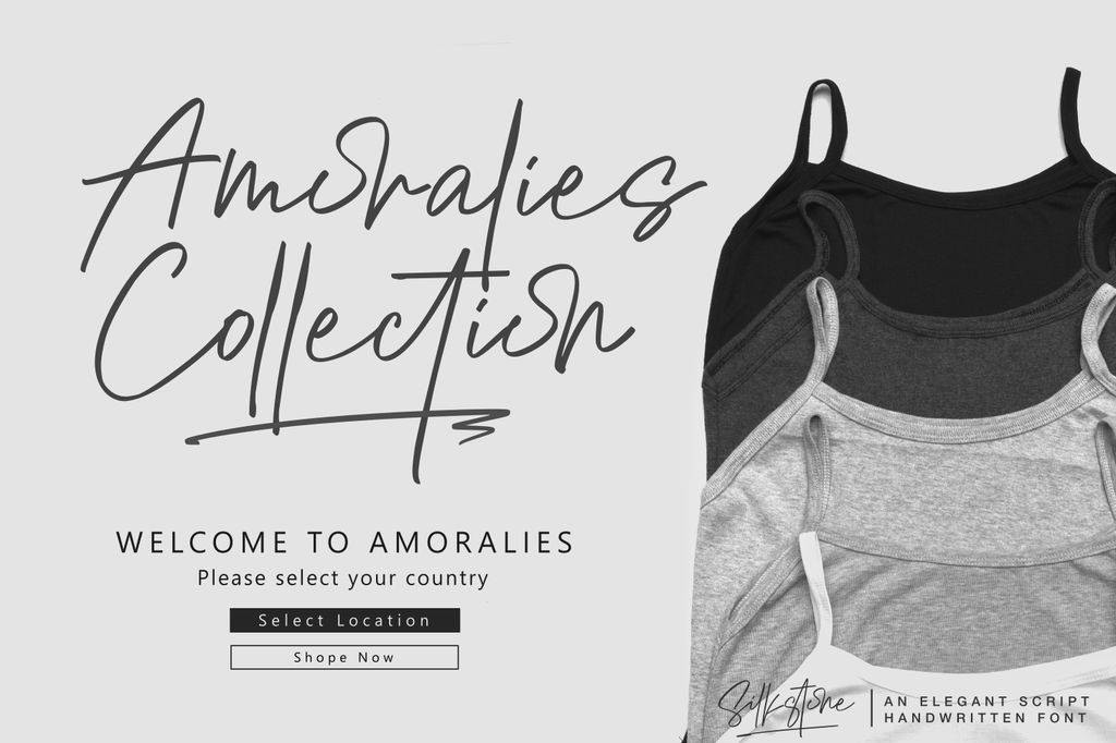 Silkstone Font sample