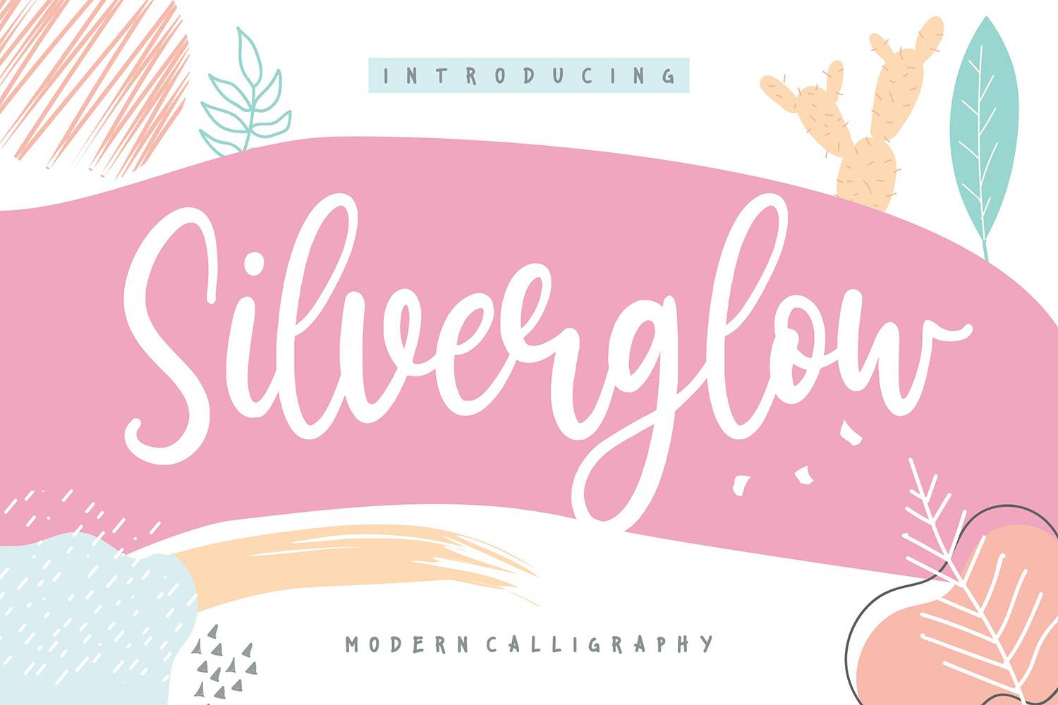 Silverglow Font sample