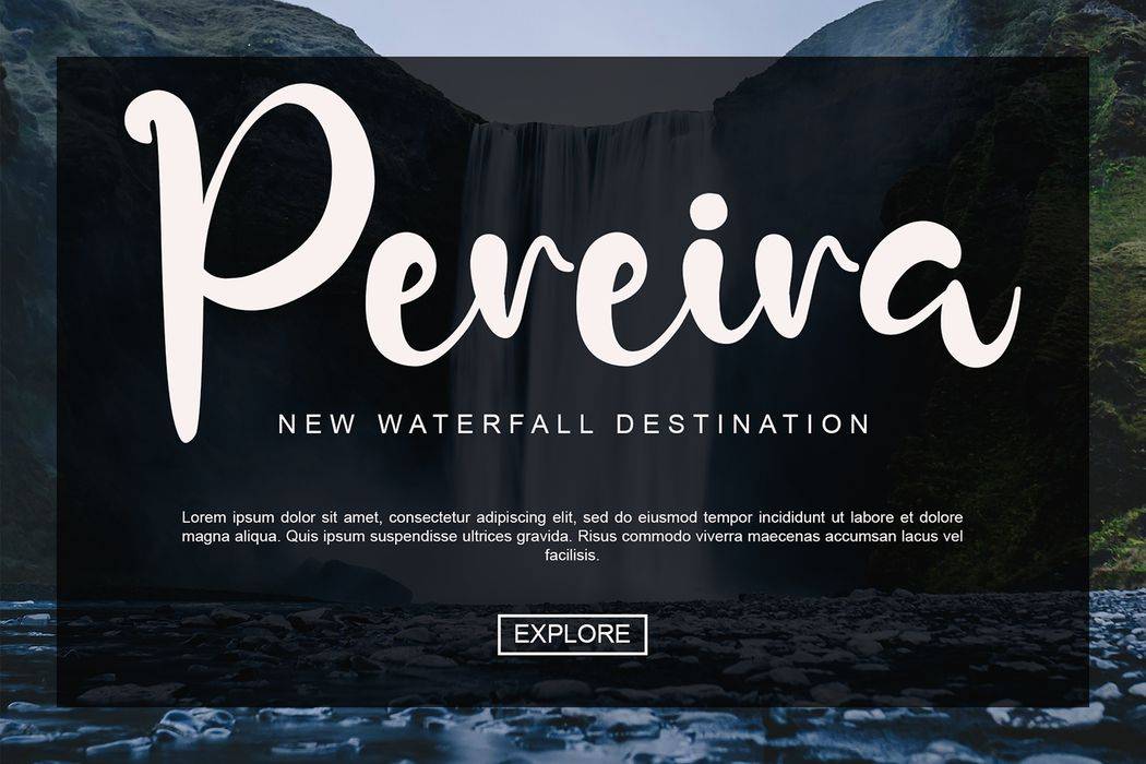 Simple Beauty Font sample