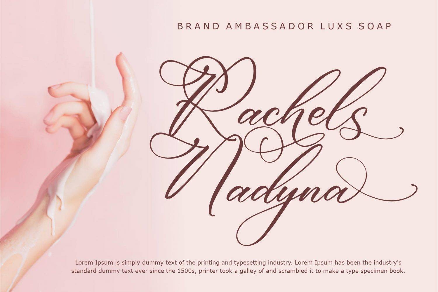 Sinetimes Mantricia Font sample