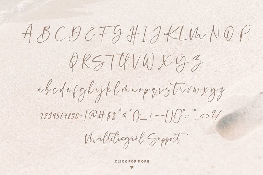 Sinthya Casual Script Demo sample