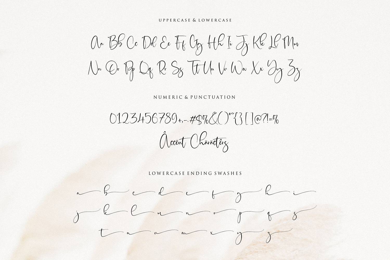 Sisterli Font sample