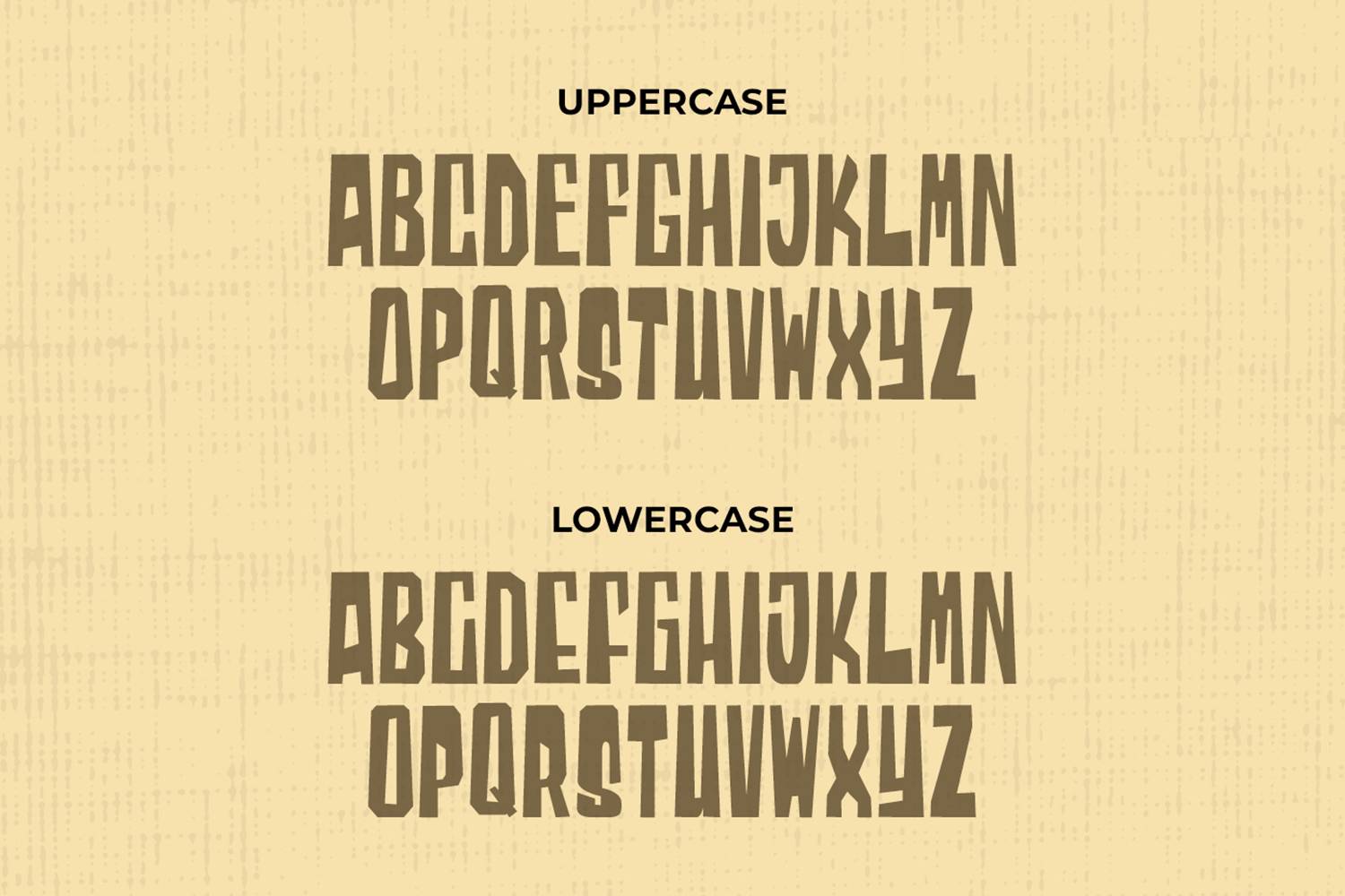 Sizela Typeface sample