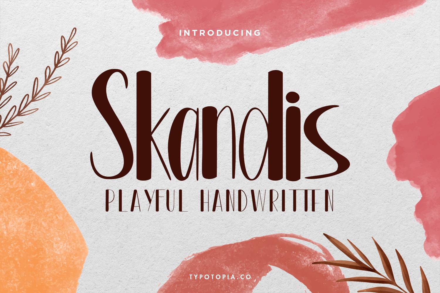 Skandis Font sample