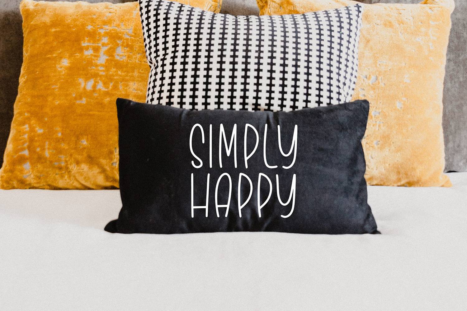 Skinny Rainbow Font sample