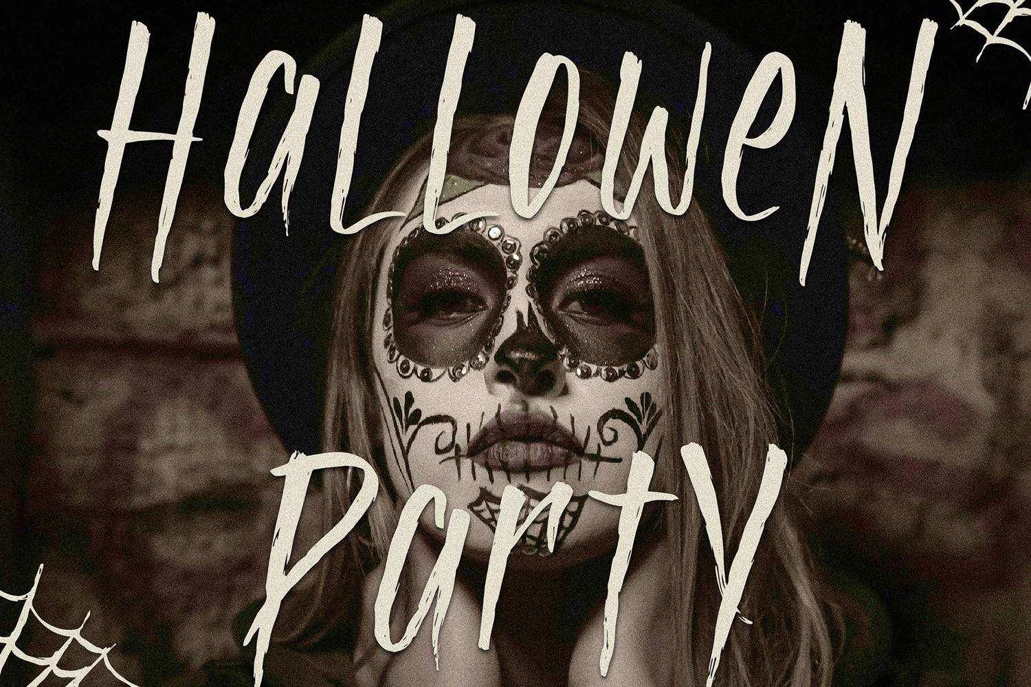 Skull Stealth Font sample