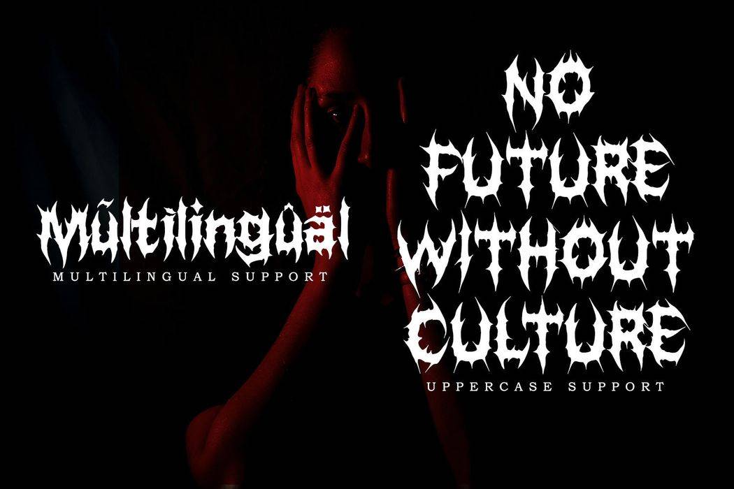 Slaughter Font sample