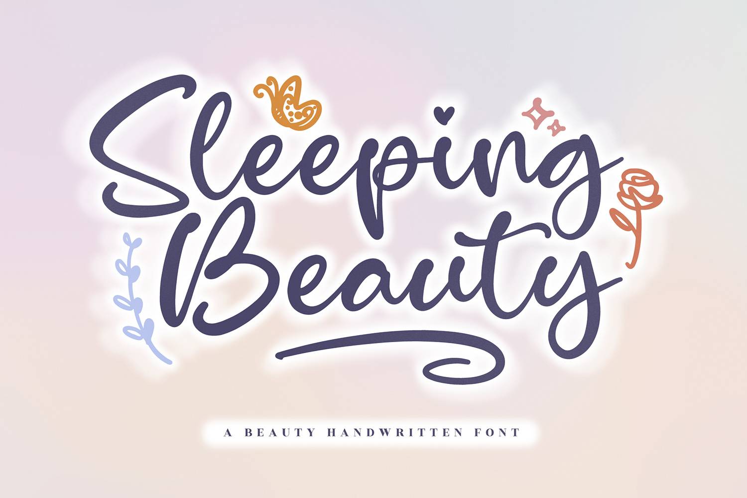 Sleeping Beauty Font sample