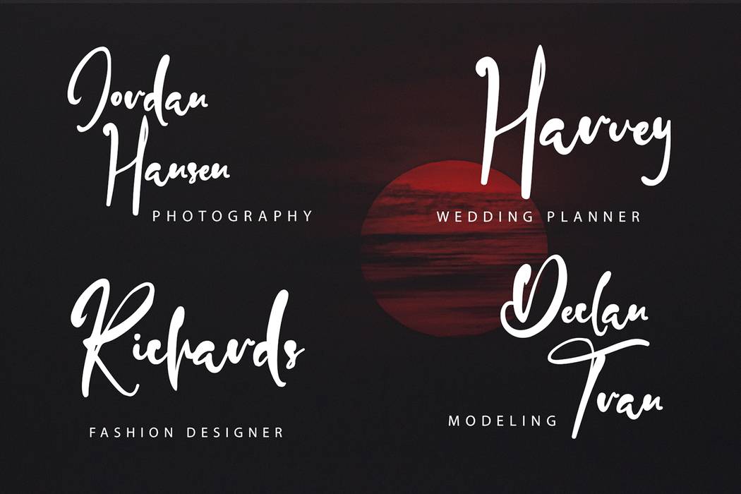 Sleepy Night Font sample