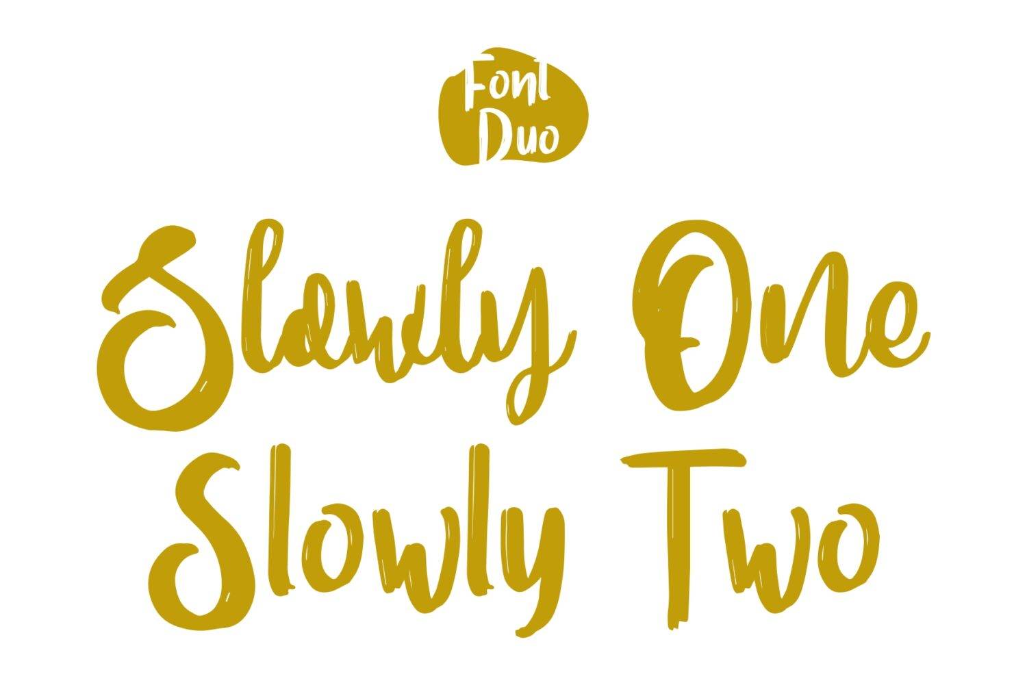 Slowly Font sample