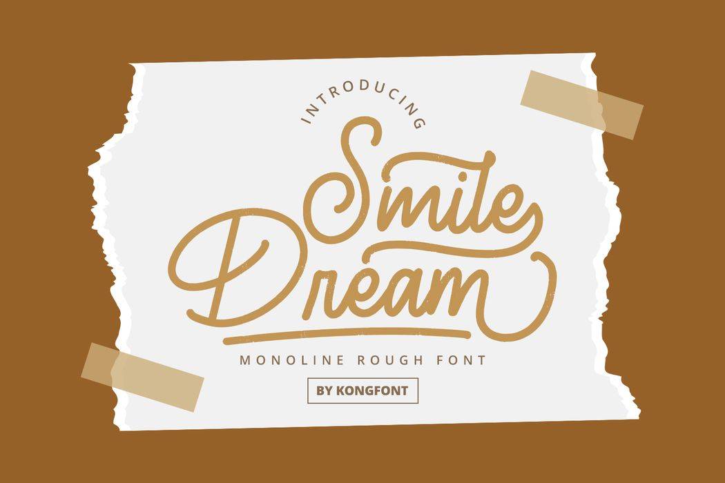 Smile Dream Font sample
