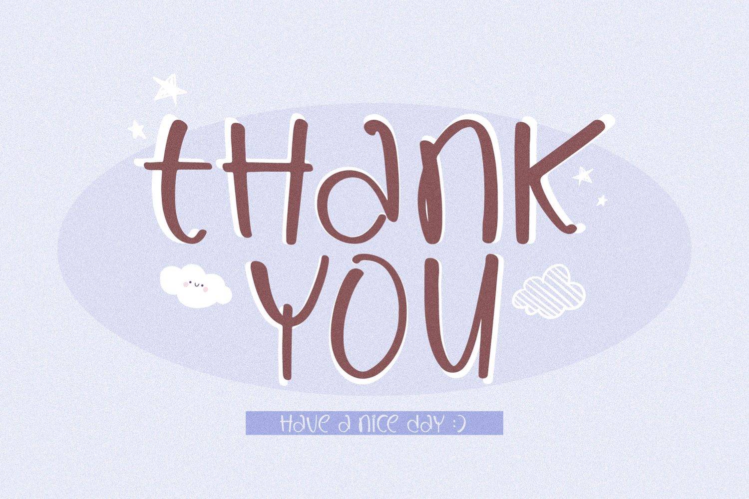 Smile Water Font sample