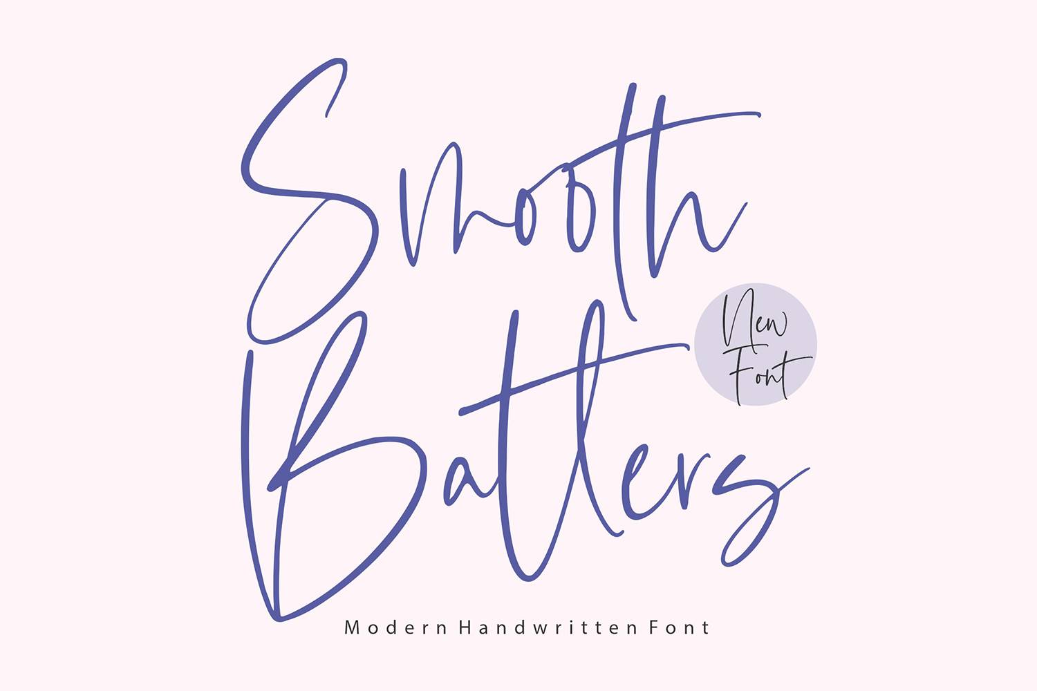 Smooth Batters Font sample