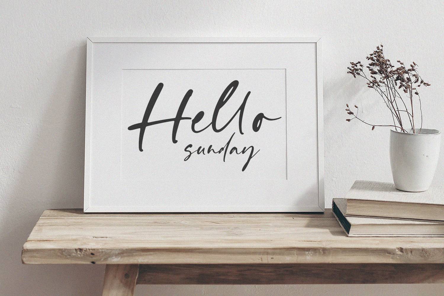 Smooth Destiny Font sample