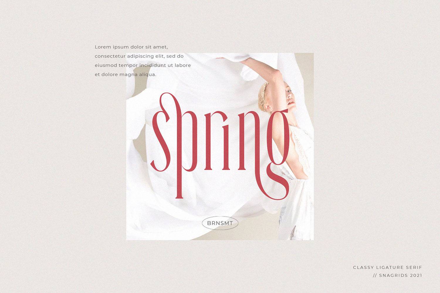 Snagrids Font sample