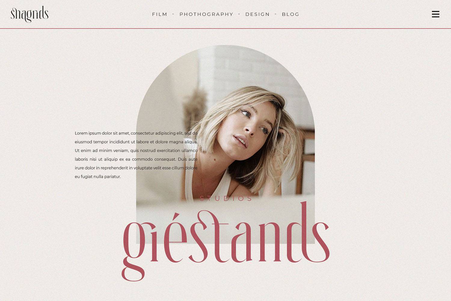 Snagrids Font sample