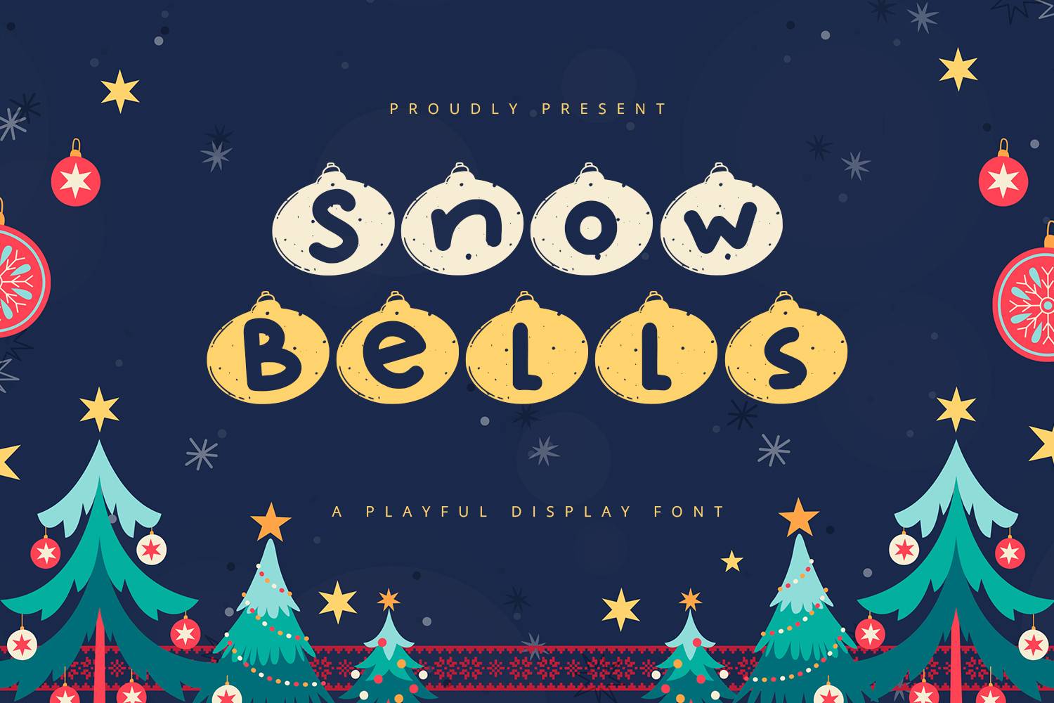 Snow Bells Font sample