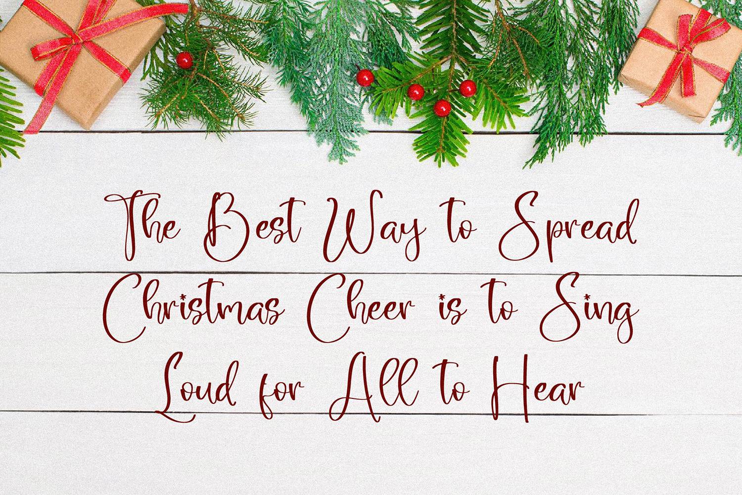 Snow Chirstmas Font sample