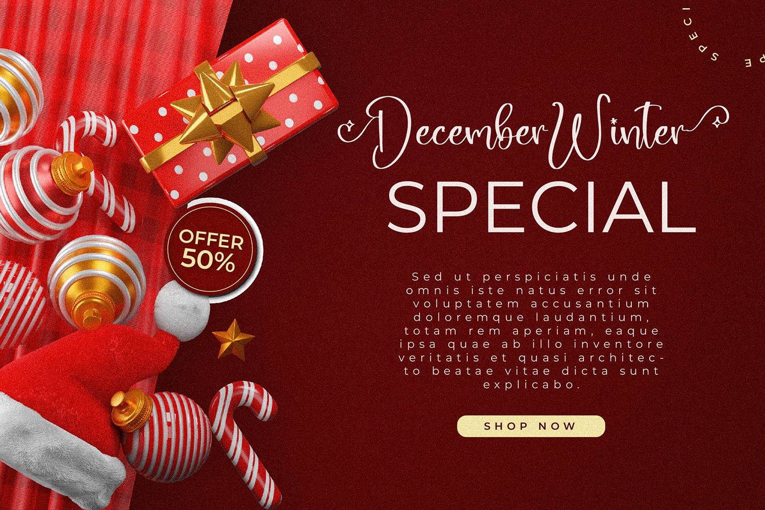Snow Chirstmas Font sample