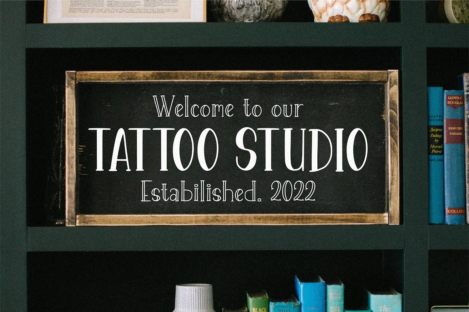 Social Tattoo Font sample