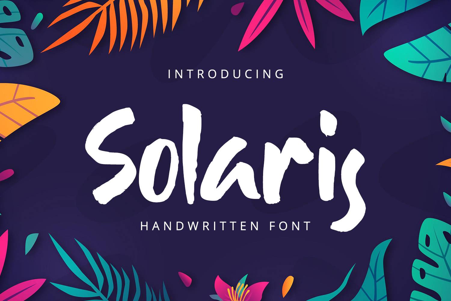 Solaris Font sample