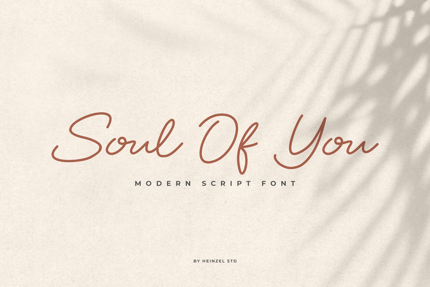 Soul Of You Font sample