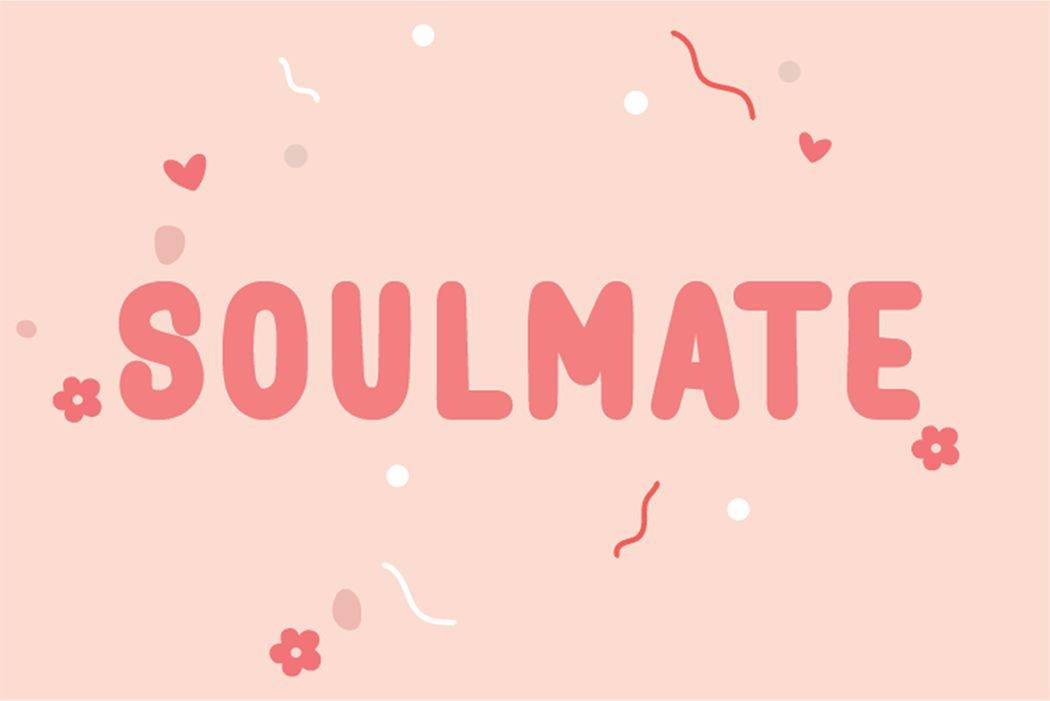 Soulmate Font sample