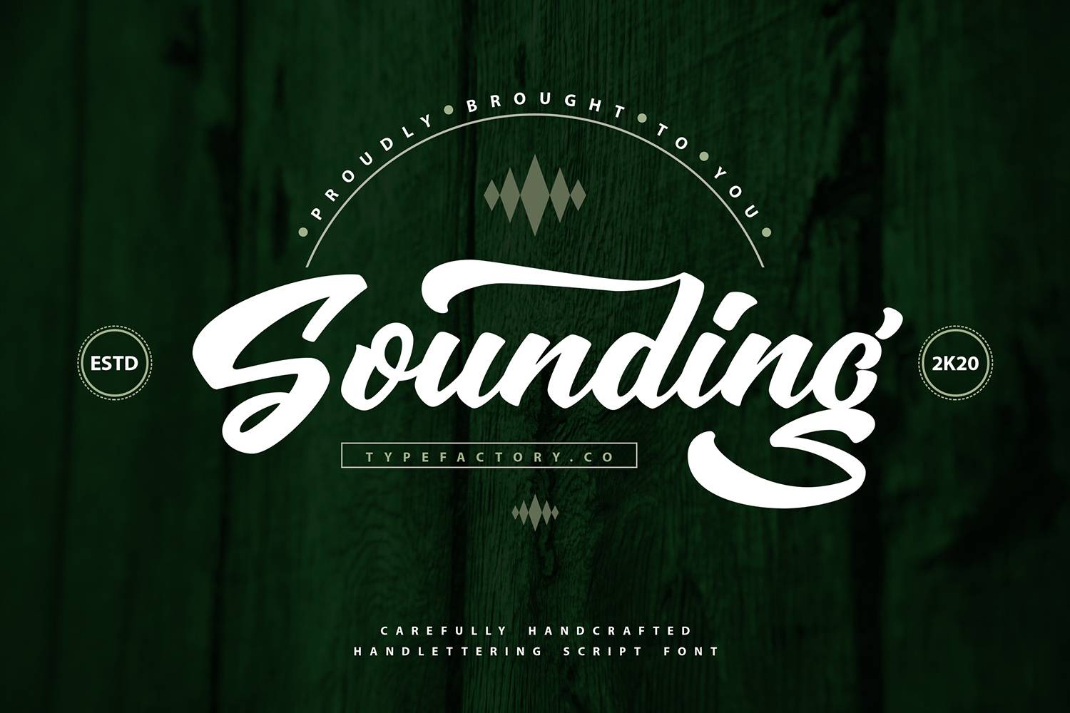 Sounding Font sample
