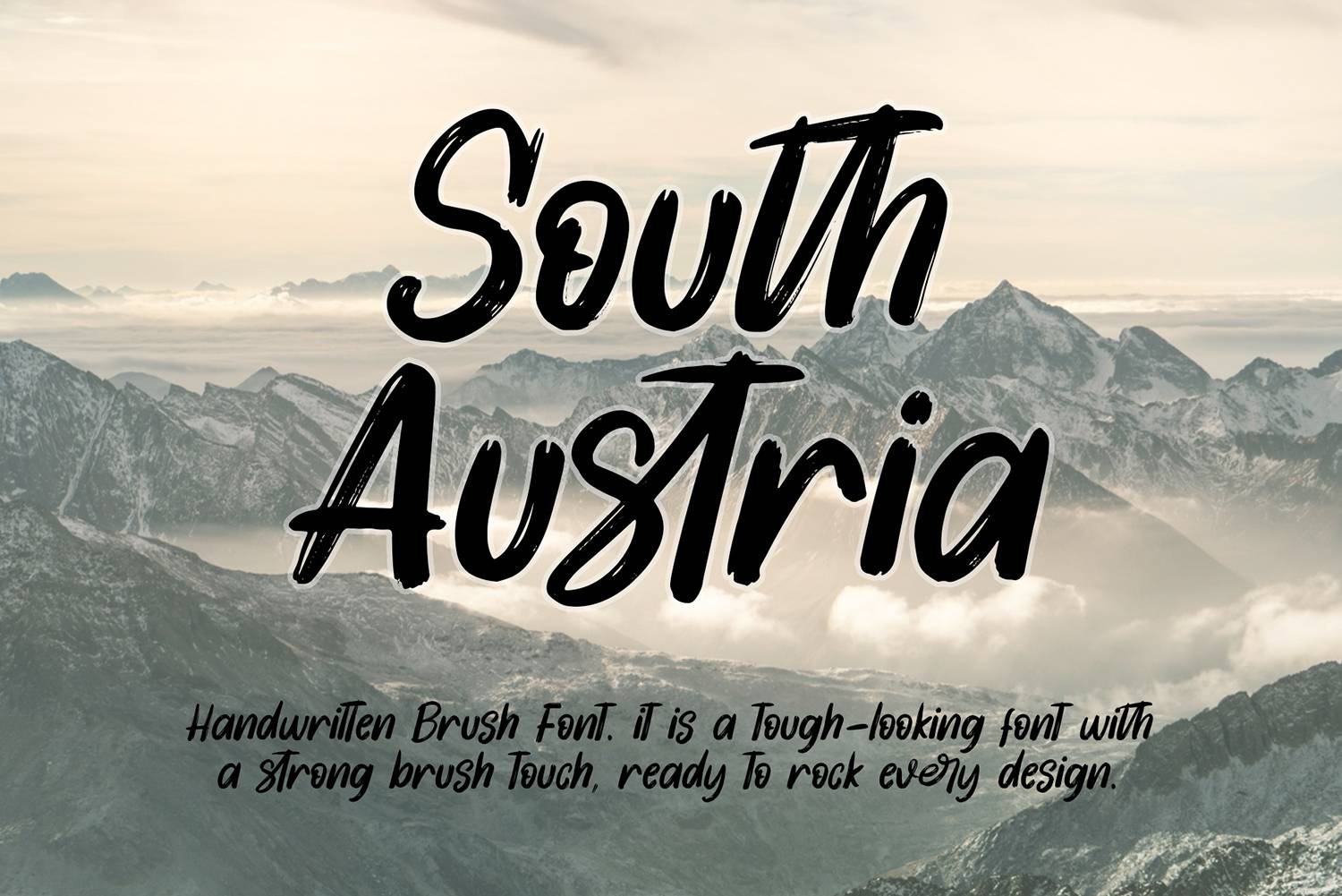 South Austria Font sample