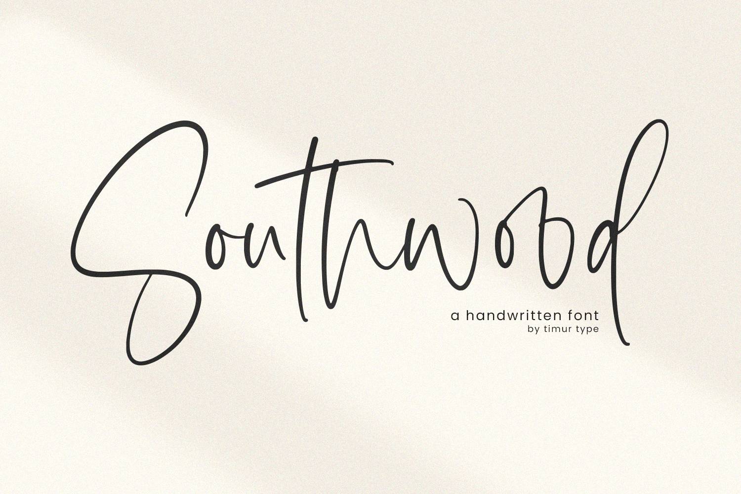 Southwood Font sample