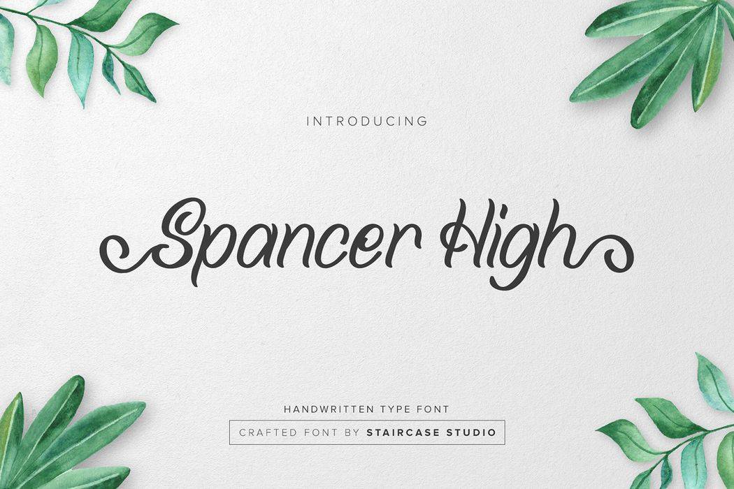 Spancer High Font sample