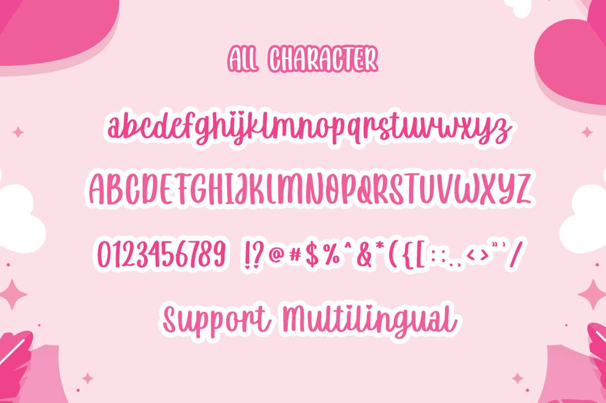 Special Beloved Font sample