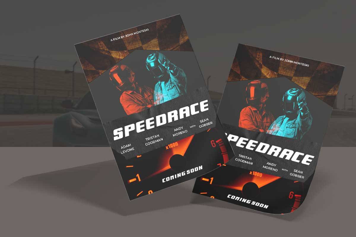 Speedrace Racing Font sample