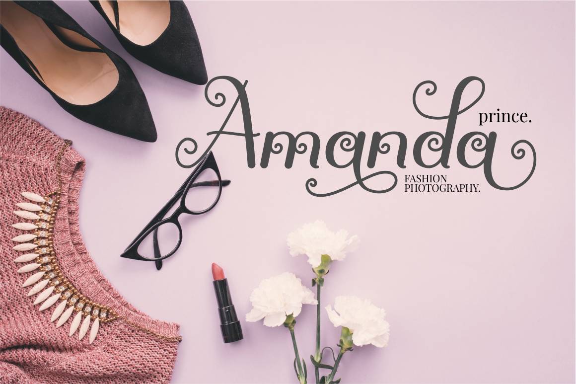 Spirly Font sample