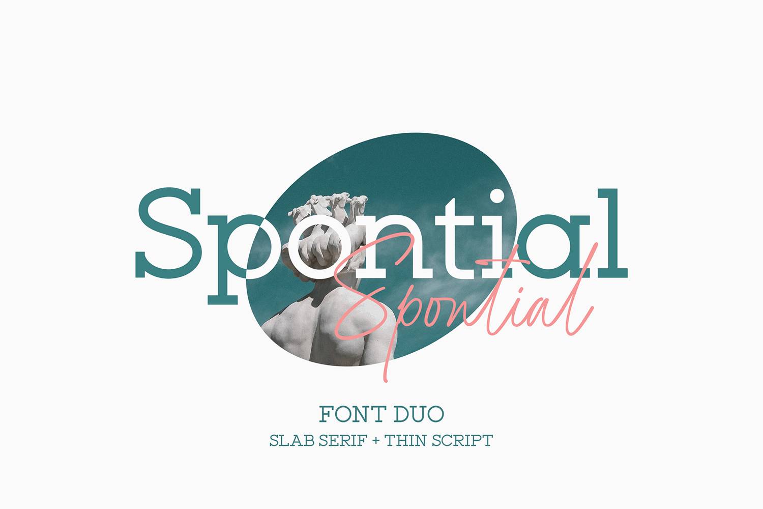 Spontial Font sample