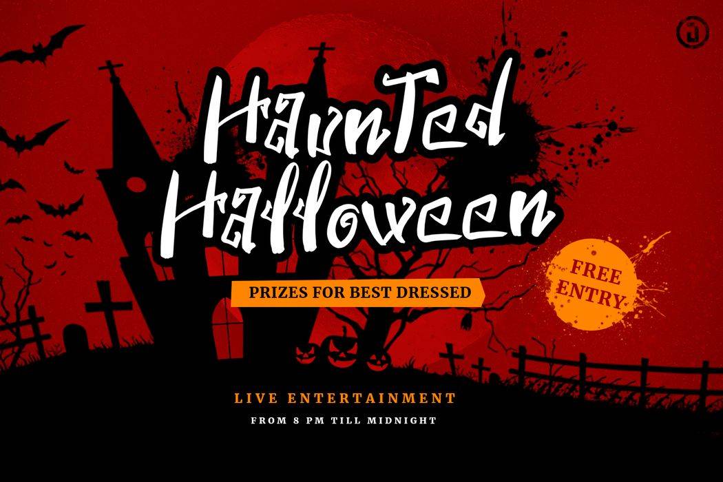 Spooky Creeky Font sample