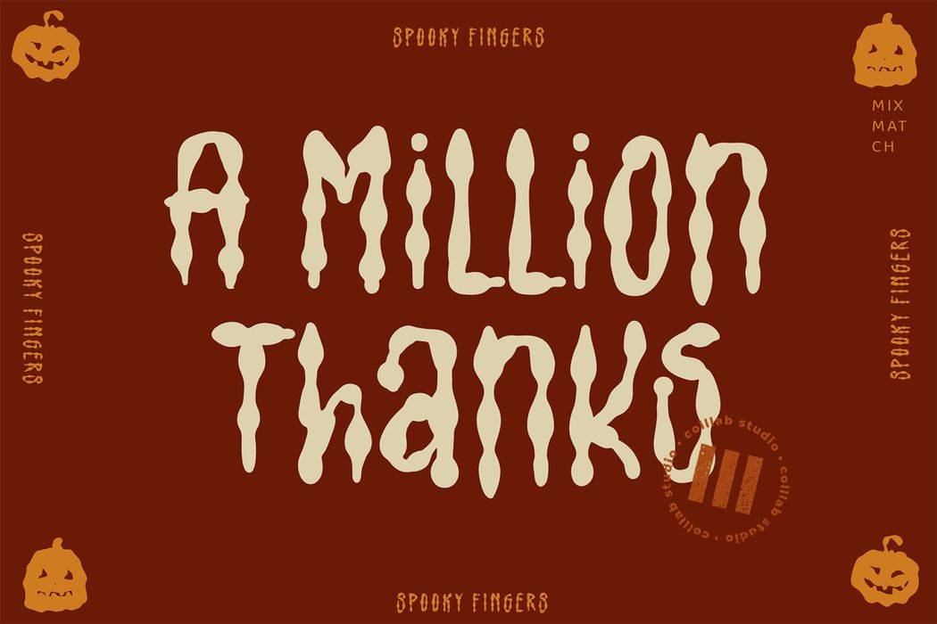 Spooky Fingers Font sample
