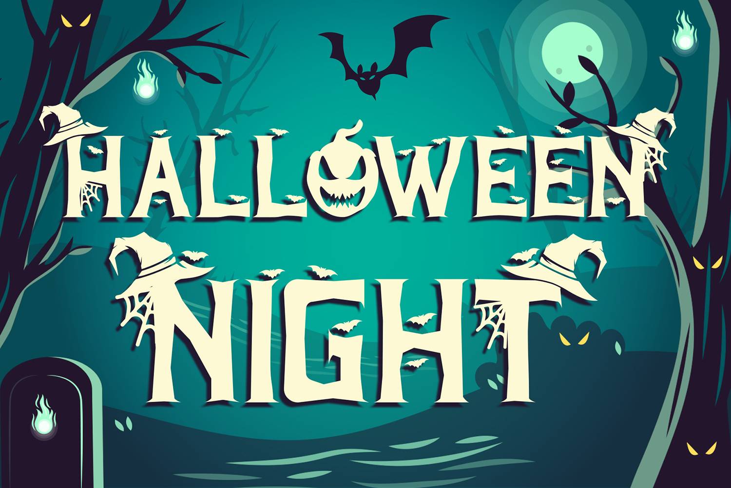 Spooky Ghost Font sample