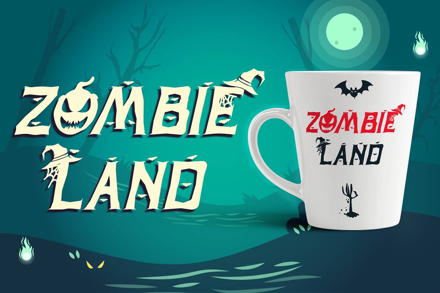 Spooky Ghost Font sample