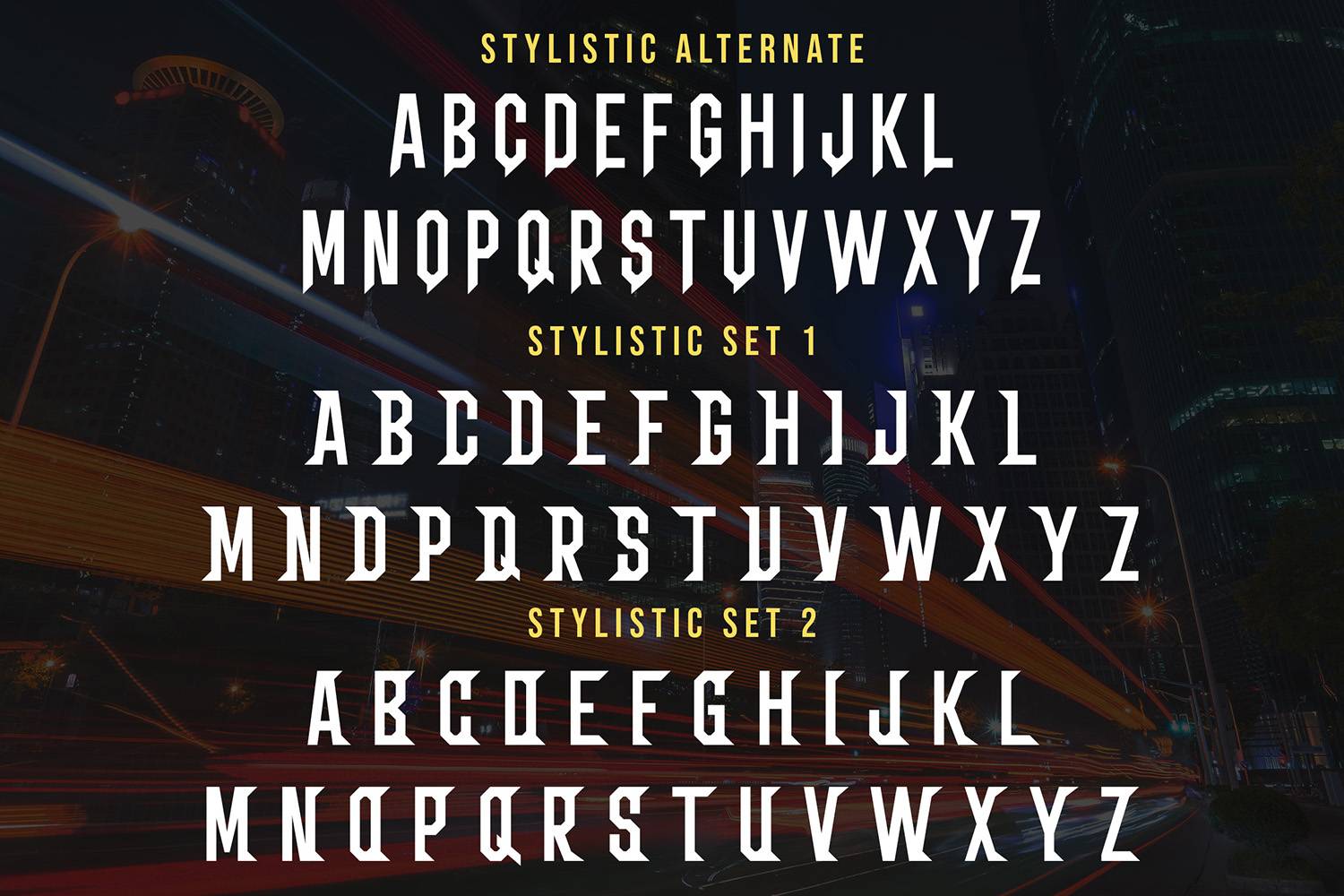 Sportviper Font sample