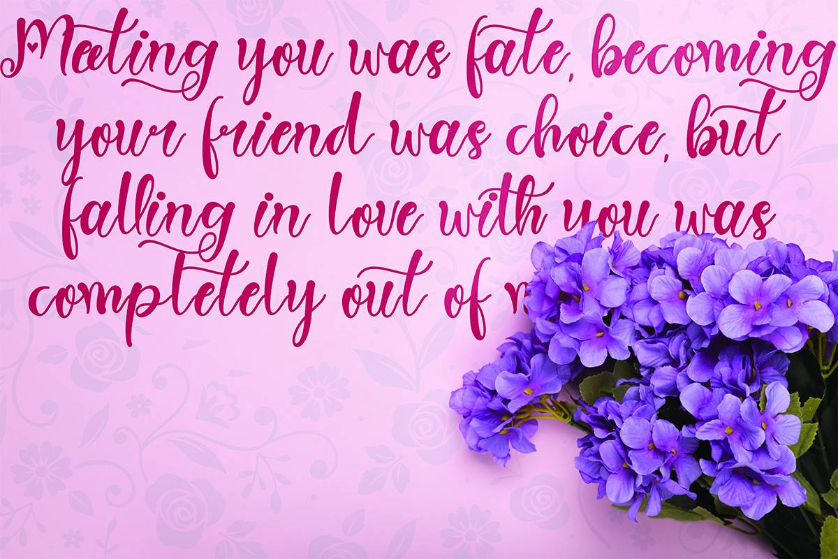 Spring Heart Font sample