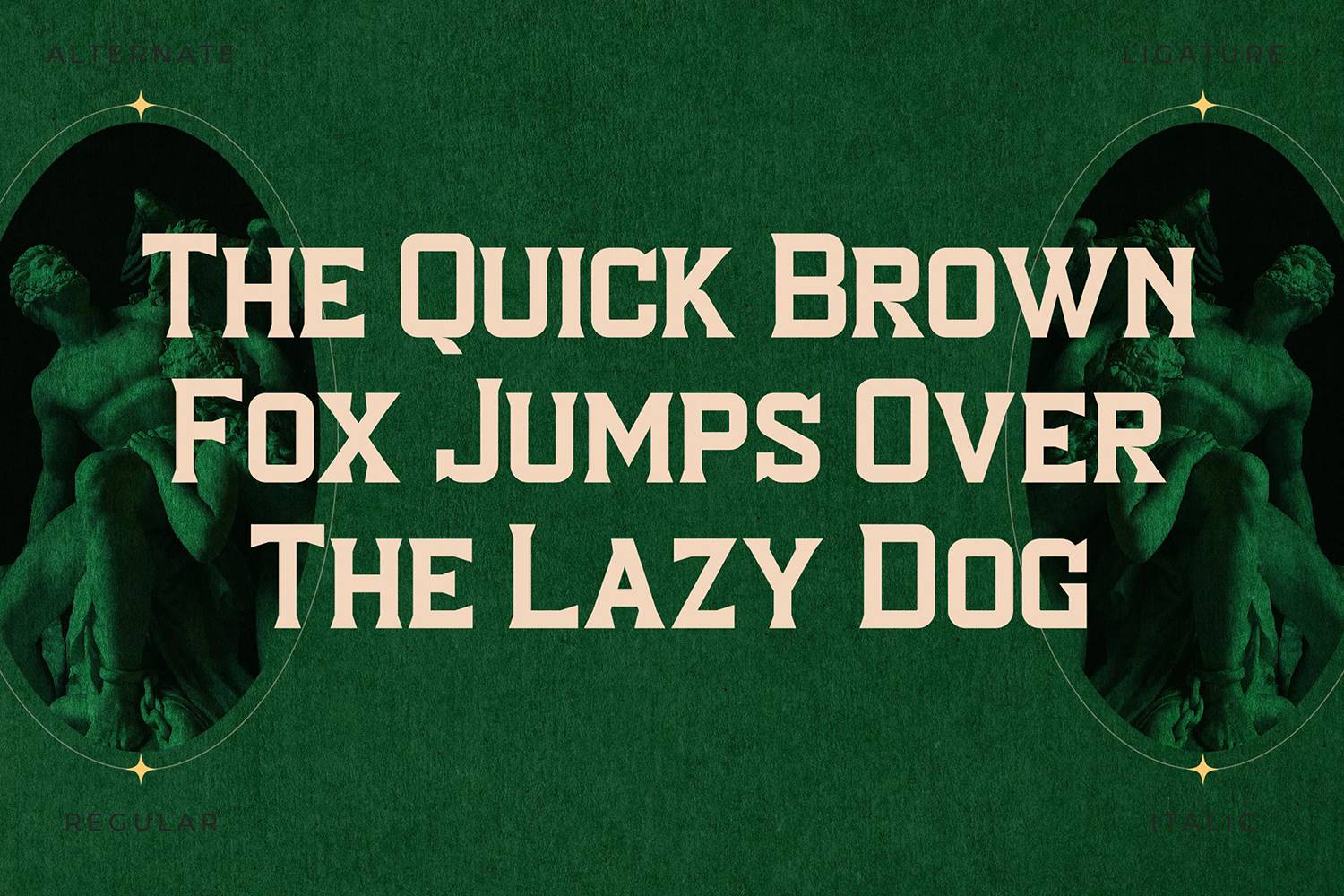 Squired Dimonds Font sample