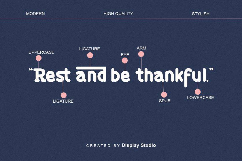 Squishy Font sample
